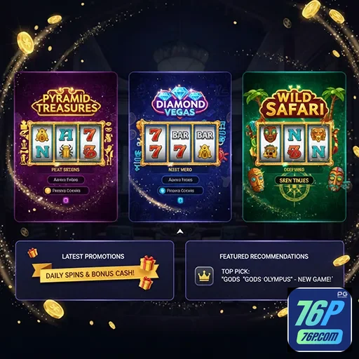 VIP services and casino gaming at 76p - 76p